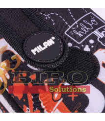 Penar școlar Milan "Fingers" cu 4 compartiment, echipat